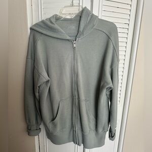 Aerie Oversized Zip Up Jacket